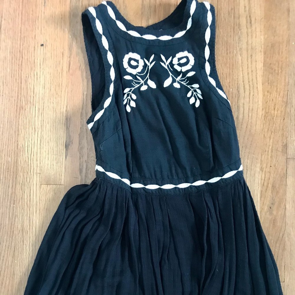 Boho Black Bird Dress